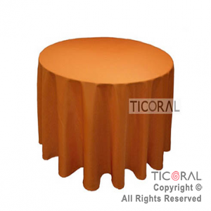MANTEL LISO HS2201-1 NARANJA 213CM DIAM PLASTICO x 1